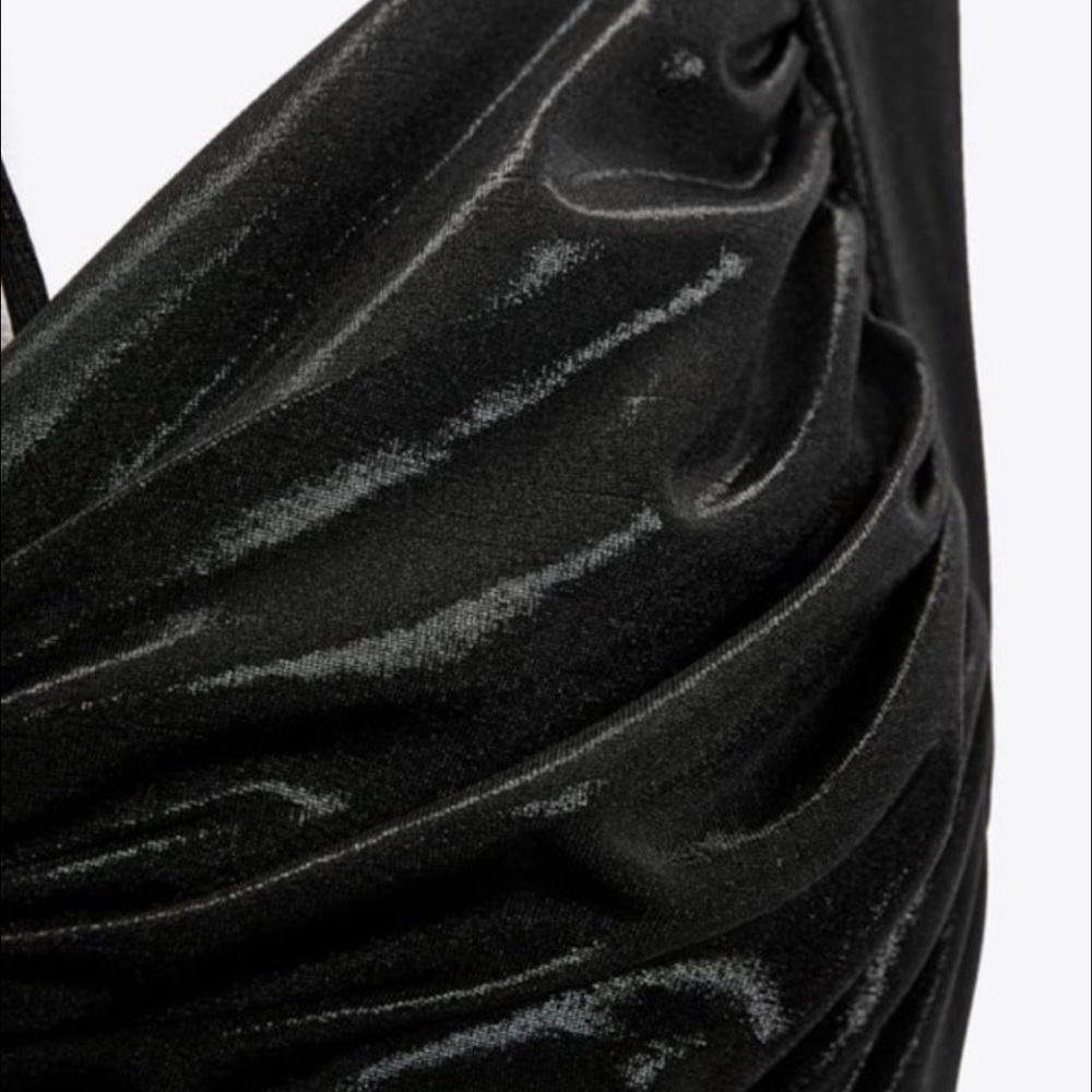 Zara long ruched dress - Picture 2 of 4